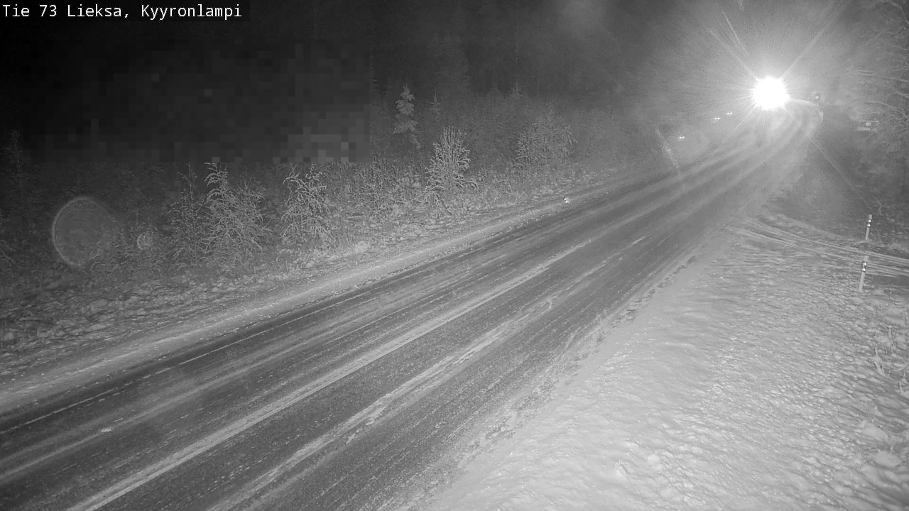 Weather Camera Image Road 73 Lieksa, Kyyrönlampi, Lieksa, Pohjois-Karjala