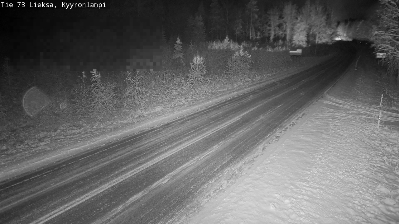 Weather Camera Image Road 73 Lieksa, Kyyrönlampi, Lieksa, Pohjois-Karjala
