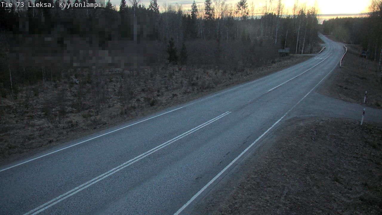 Kelikamerat Kuva Tie 73 Lieksa, Kyyrönlampi, Lieksa, Pohjois-Karjala