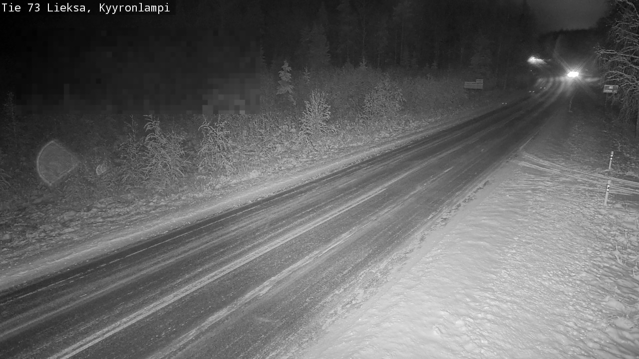 Weather Camera Image Road 73 Lieksa, Kyyrönlampi, Lieksa, Pohjois-Karjala