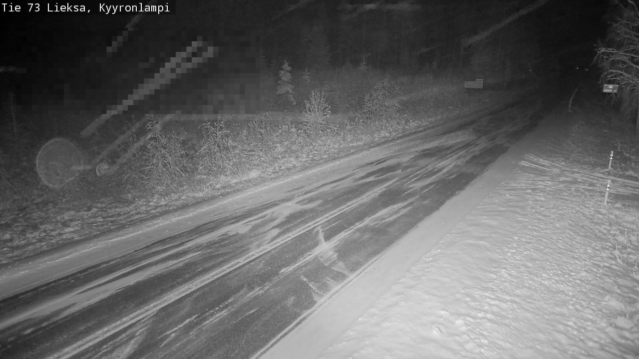 Weather Camera Image Road 73 Lieksa, Kyyrönlampi, Lieksa, Pohjois-Karjala