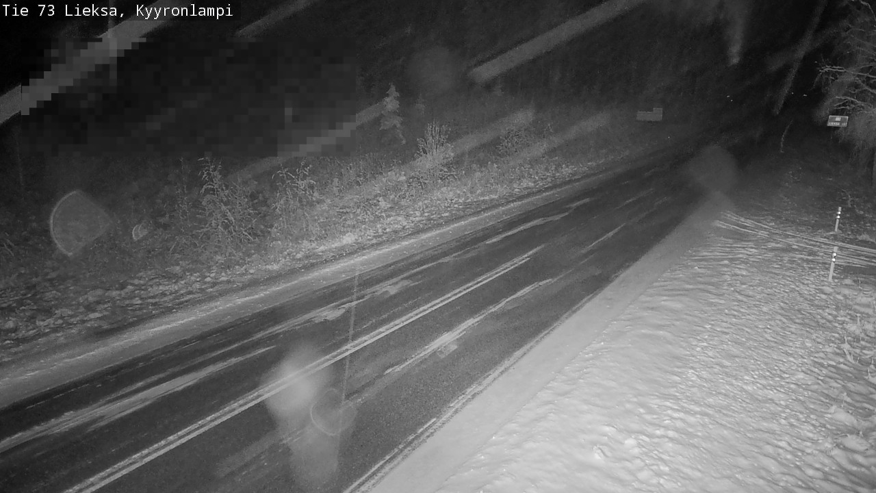 Weather Camera Image Road 73 Lieksa, Kyyrönlampi, Lieksa, Pohjois-Karjala