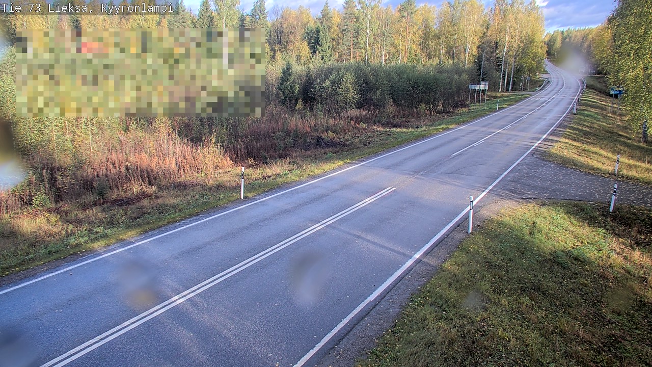 Weather Camera Image Väg 73 Lieksa, Kyyrönlampi, Lieksa, Pohjois-Karjala