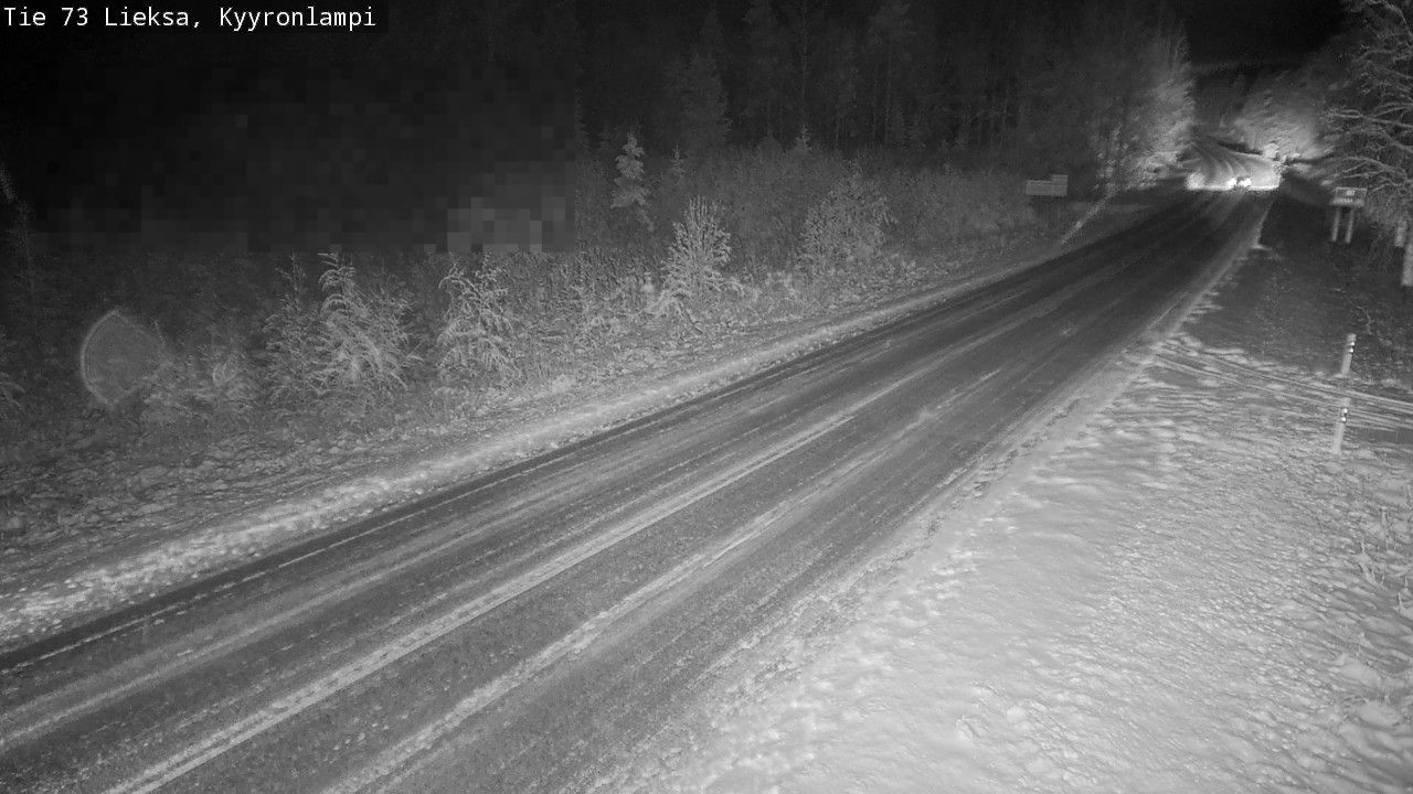 Weather Camera Image Road 73 Lieksa, Kyyrönlampi, Lieksa, Pohjois-Karjala