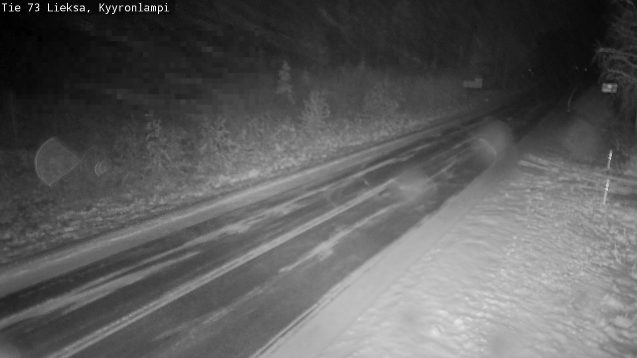 Weather Camera Image Road 73 Lieksa, Kyyrönlampi, Lieksa, Pohjois-Karjala