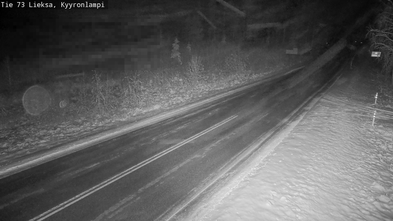 Weather Camera Image Road 73 Lieksa, Kyyrönlampi, Lieksa, Pohjois-Karjala