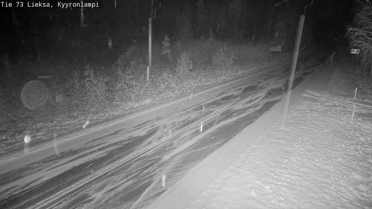 Weather Camera Image Road 73 Lieksa, Kyyrönlampi, Lieksa, Pohjois-Karjala