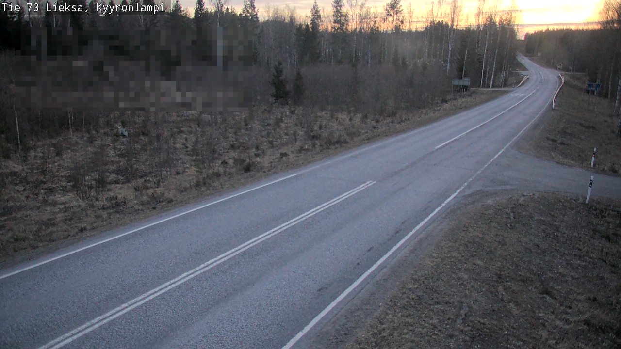 Kelikamerat Kuva Tie 73 Lieksa, Kyyrönlampi, Lieksa, Pohjois-Karjala