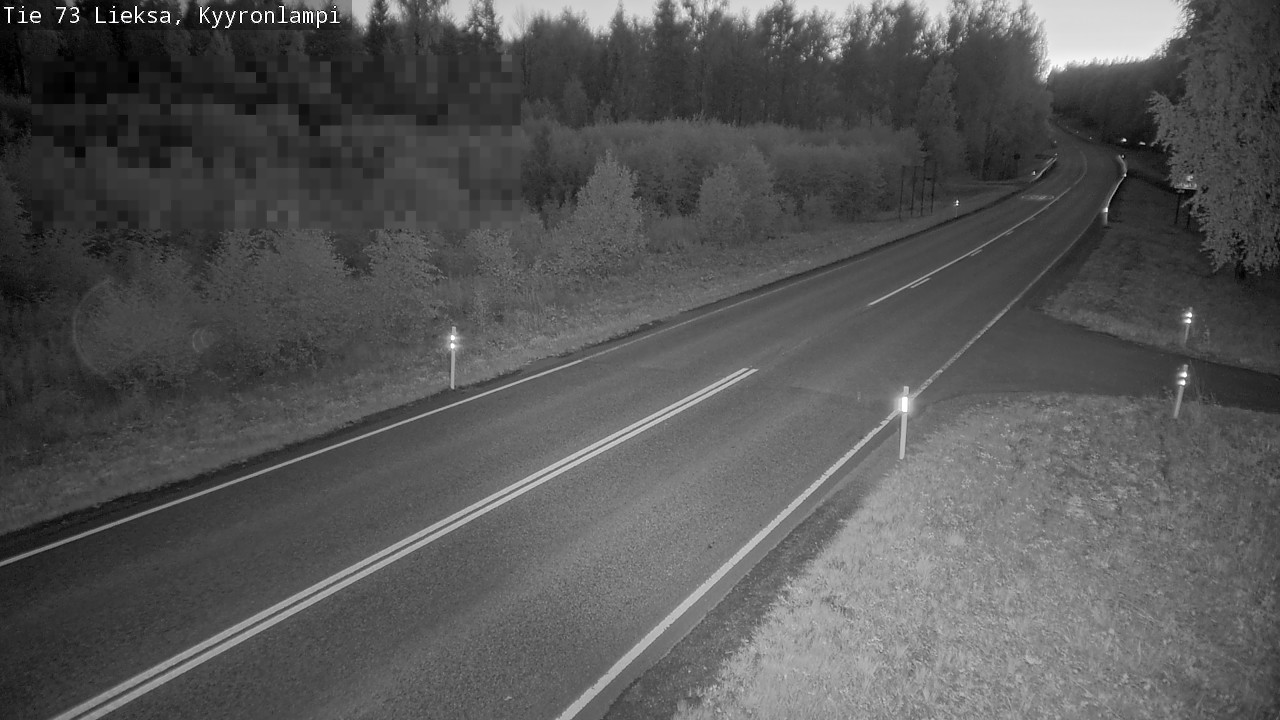 Weather Camera Image Road 73 Lieksa, Kyyrönlampi, Lieksa, Pohjois-Karjala