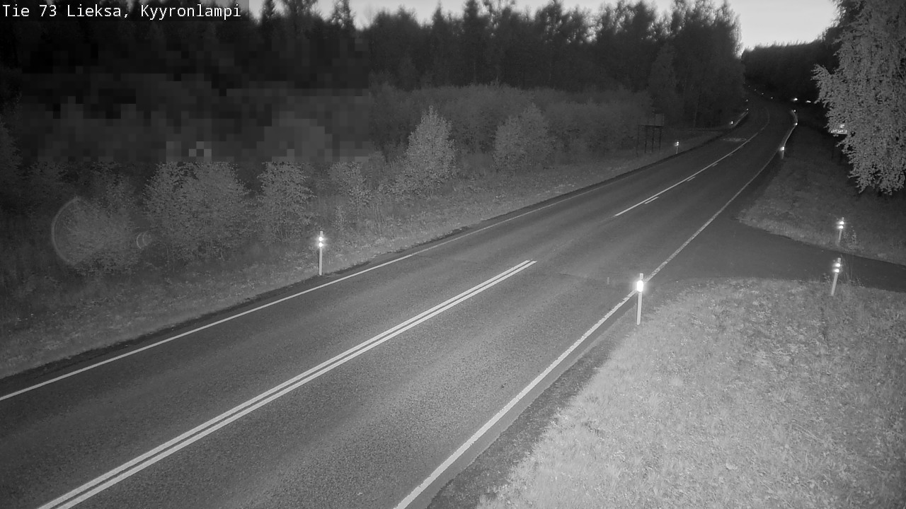 Weather Camera Image Road 73 Lieksa, Kyyrönlampi, Lieksa, Pohjois-Karjala