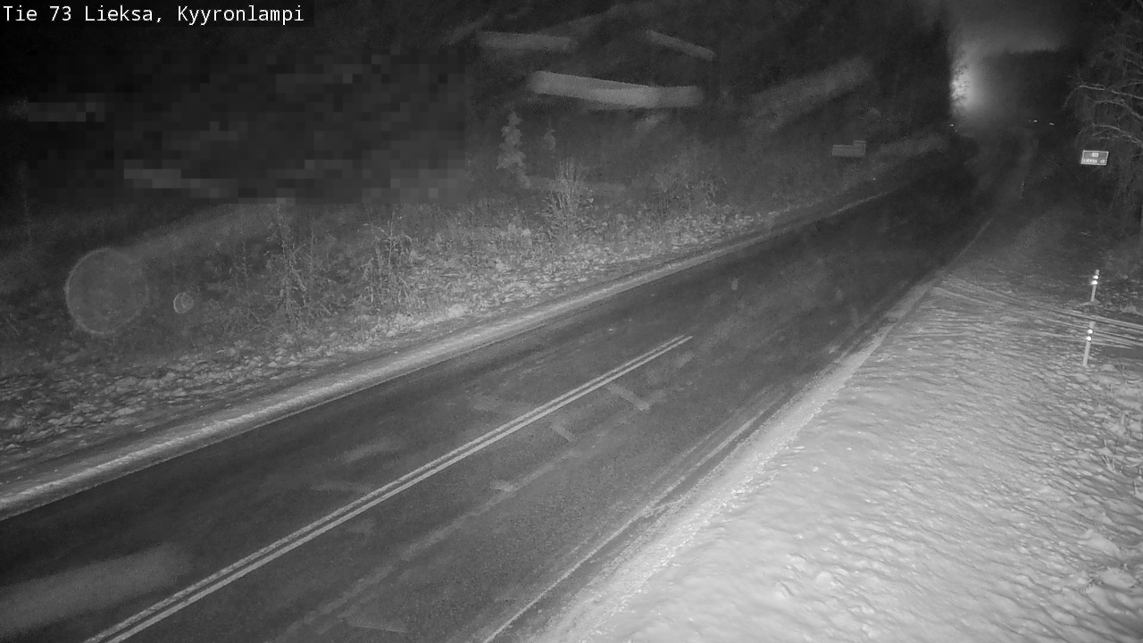 Weather Camera Image Road 73 Lieksa, Kyyrönlampi, Lieksa, Pohjois-Karjala