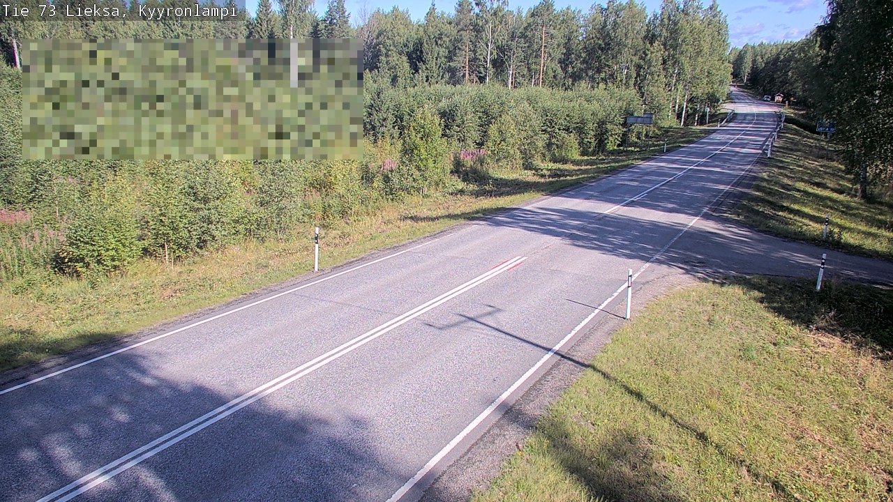 Weather Camera Image Road 73 Lieksa, Kyyrönlampi, Lieksa, Pohjois-Karjala