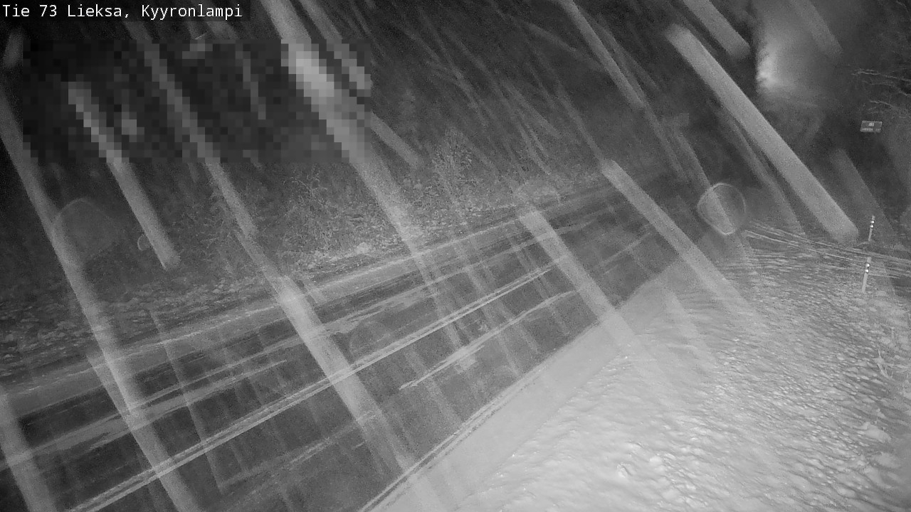 Weather Camera Image Road 73 Lieksa, Kyyrönlampi, Lieksa, Pohjois-Karjala