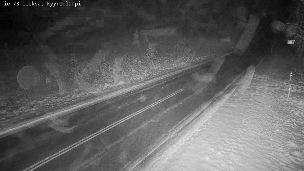 Weather Camera Image Road 73 Lieksa, Kyyrönlampi, Lieksa, Pohjois-Karjala
