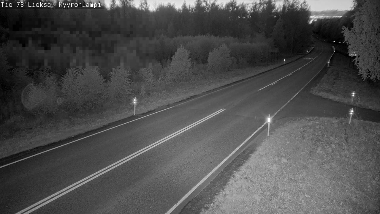 Weather Camera Image Road 73 Lieksa, Kyyrönlampi, Lieksa, Pohjois-Karjala