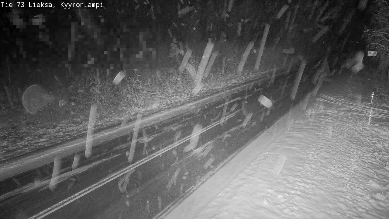 Weather Camera Image Road 73 Lieksa, Kyyrönlampi, Lieksa, Pohjois-Karjala