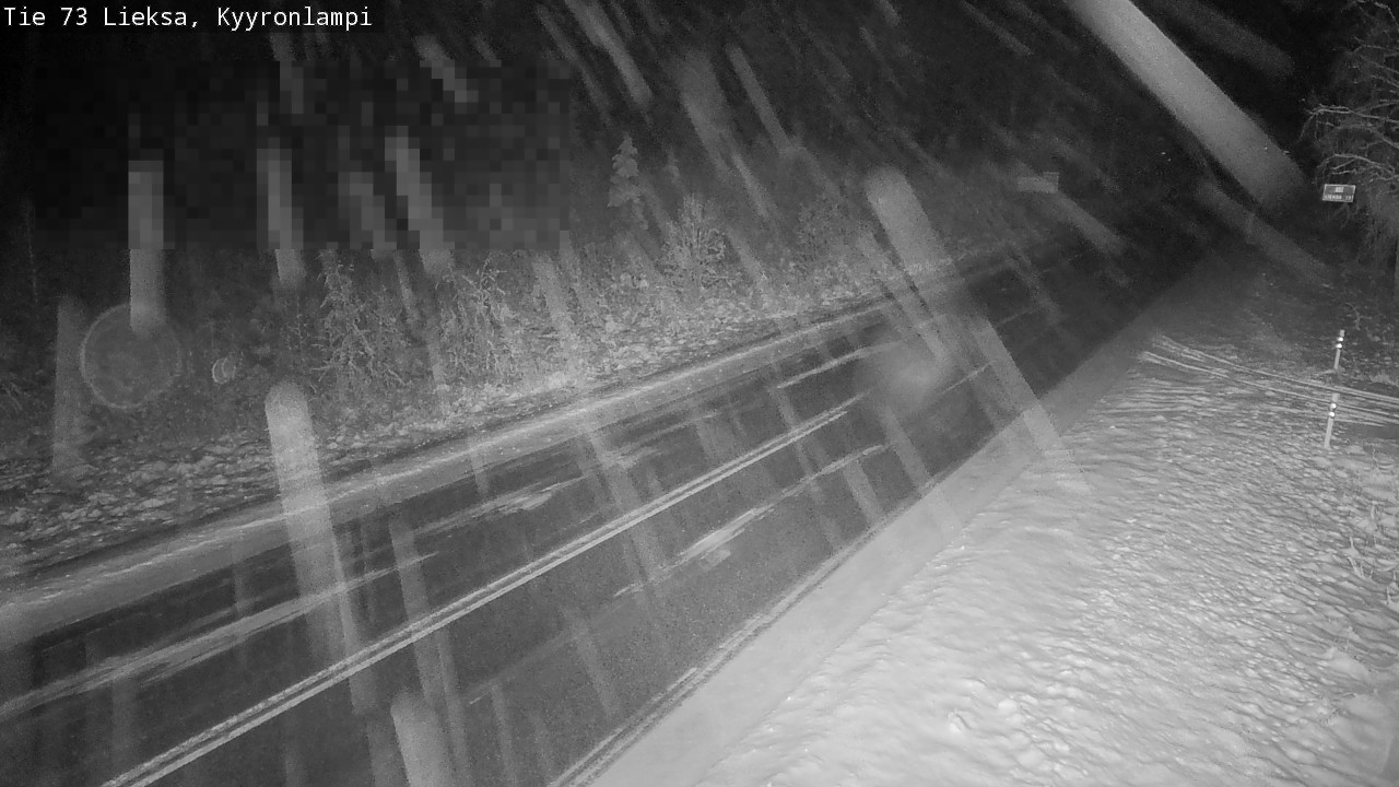 Weather Camera Image Road 73 Lieksa, Kyyrönlampi, Lieksa, Pohjois-Karjala
