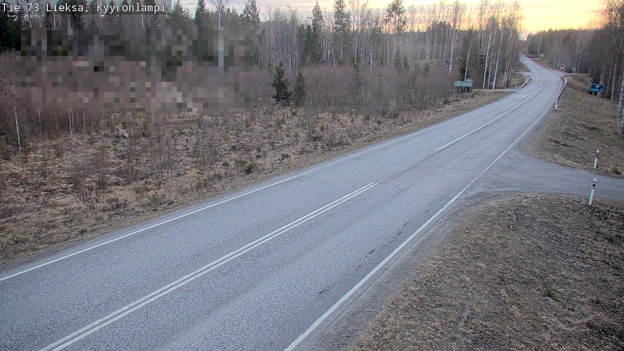 Kelikamerat Kuva Tie 73 Lieksa, Kyyrönlampi, Lieksa, Pohjois-Karjala