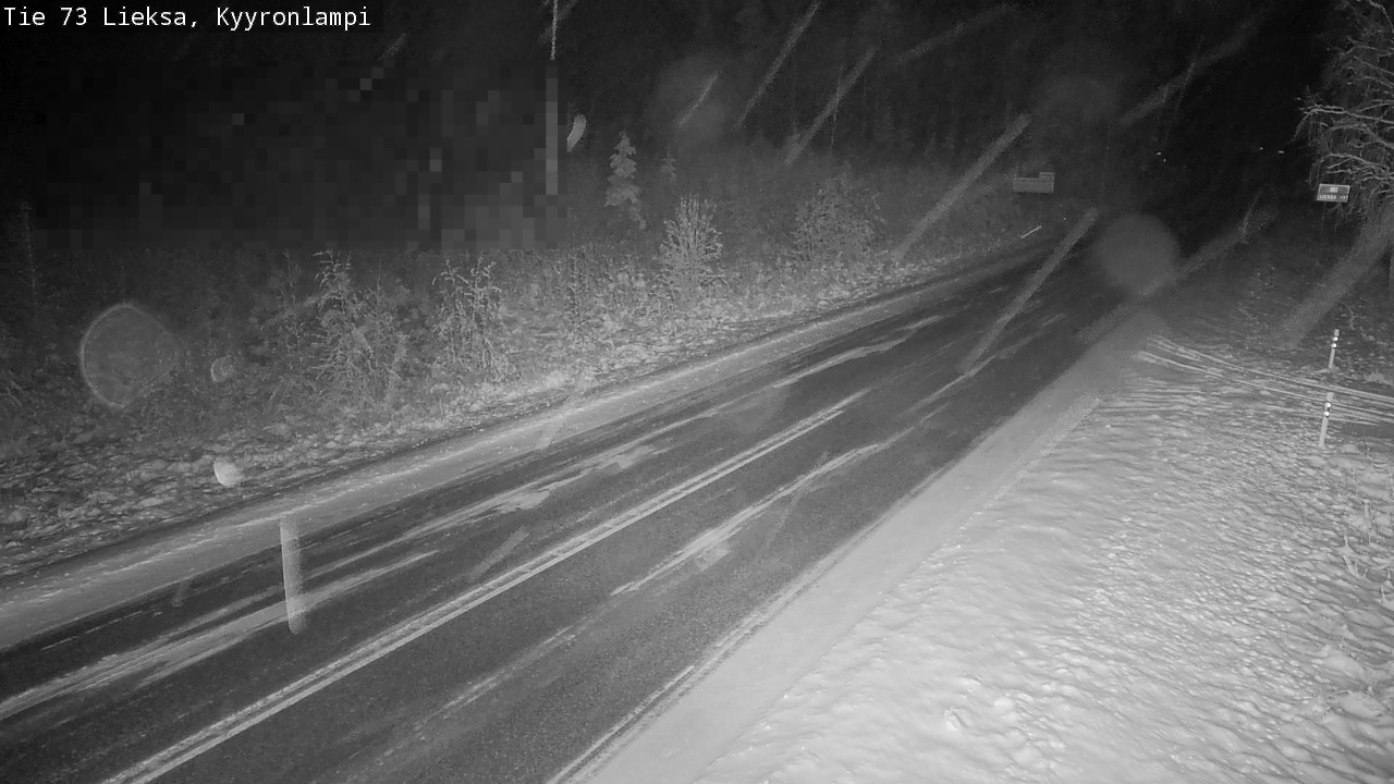 Weather Camera Image Road 73 Lieksa, Kyyrönlampi, Lieksa, Pohjois-Karjala