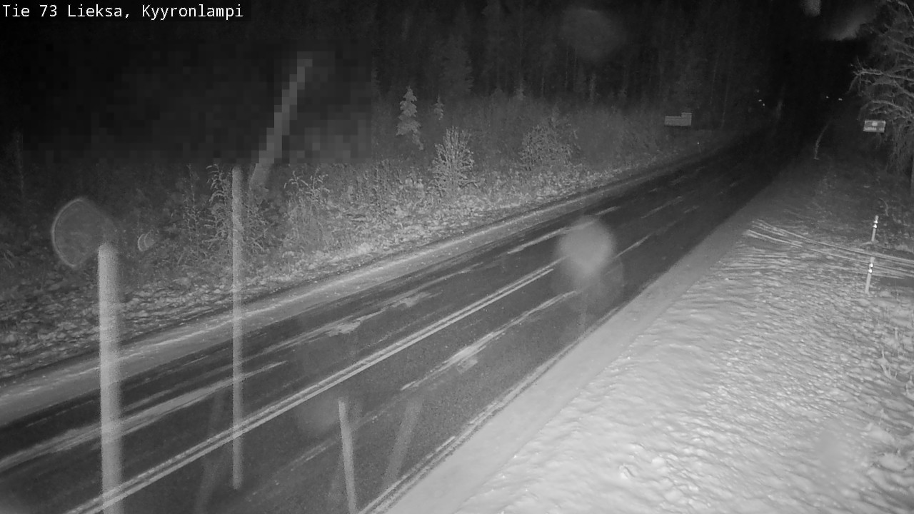 Weather Camera Image Road 73 Lieksa, Kyyrönlampi, Lieksa, Pohjois-Karjala