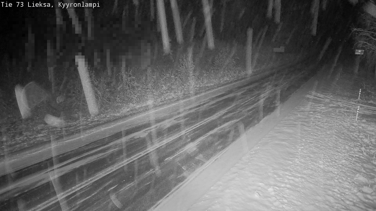 Weather Camera Image Road 73 Lieksa, Kyyrönlampi, Lieksa, Pohjois-Karjala