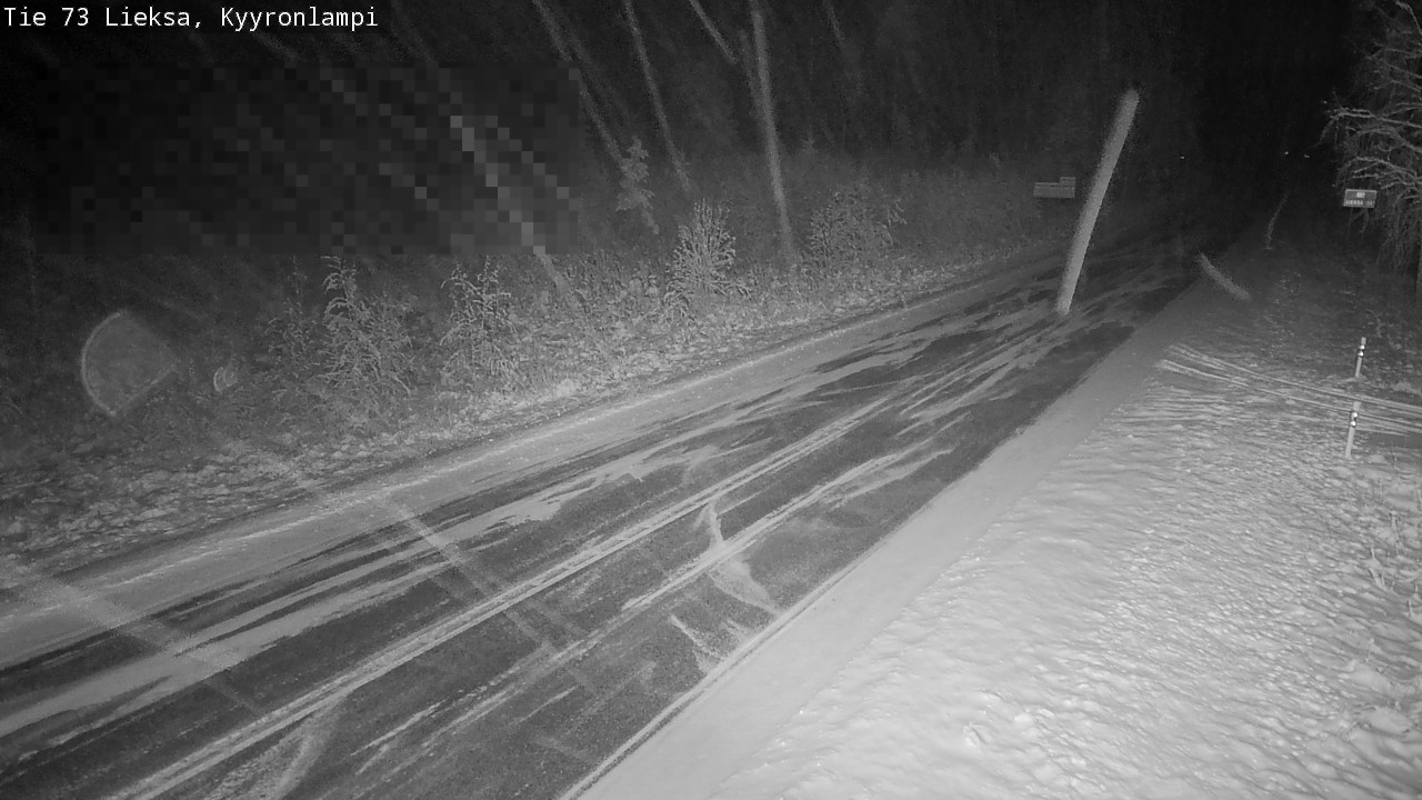 Weather Camera Image Road 73 Lieksa, Kyyrönlampi, Lieksa, Pohjois-Karjala