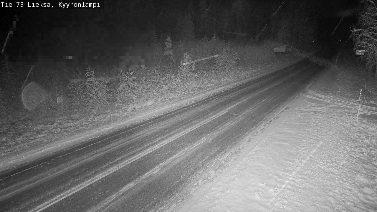 Weather Camera Image Road 73 Lieksa, Kyyrönlampi, Lieksa, Pohjois-Karjala