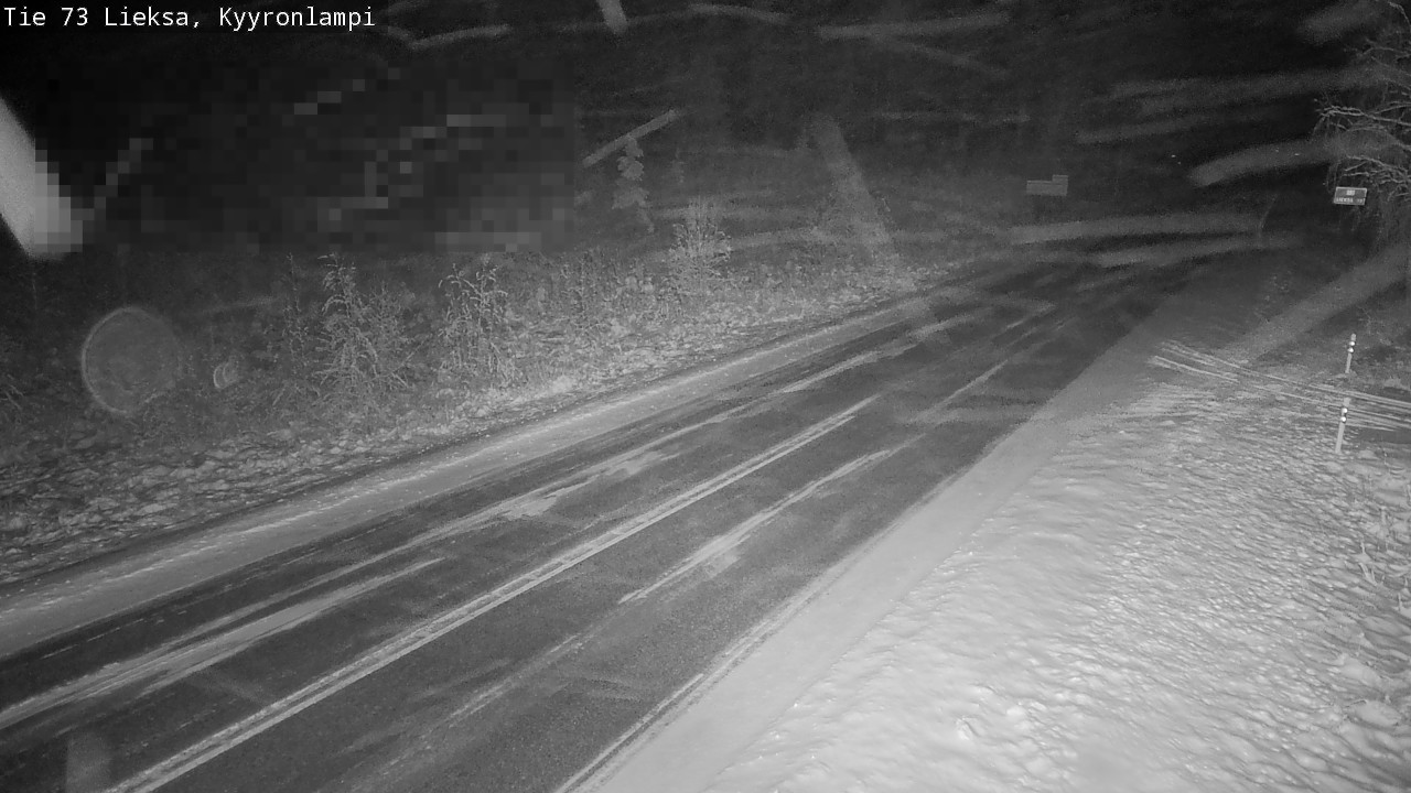 Weather Camera Image Road 73 Lieksa, Kyyrönlampi, Lieksa, Pohjois-Karjala