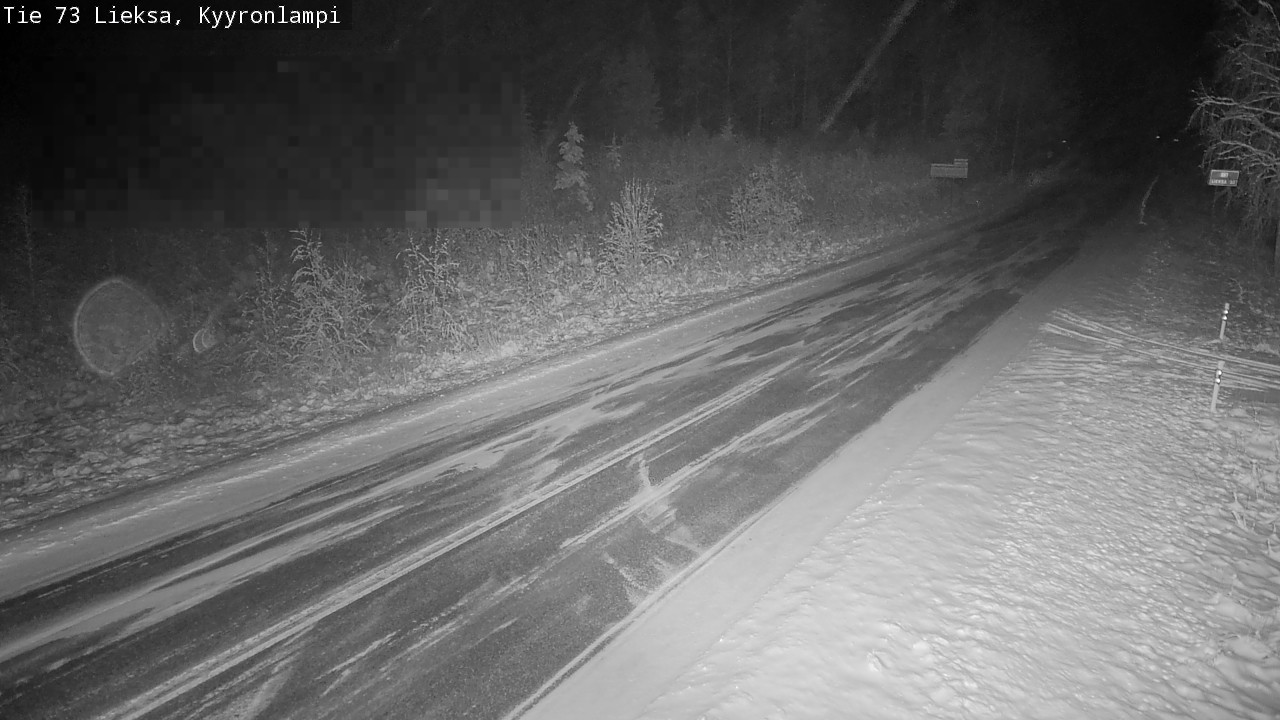 Weather Camera Image Road 73 Lieksa, Kyyrönlampi, Lieksa, Pohjois-Karjala