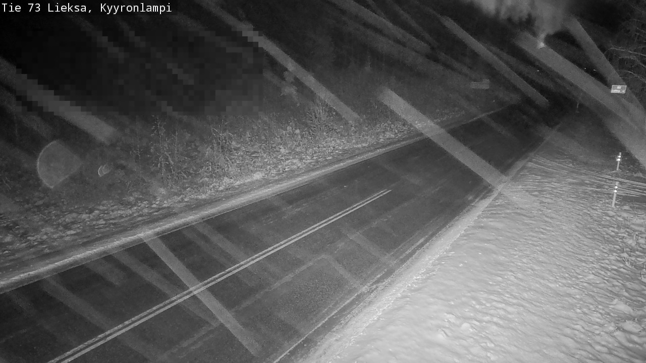 Weather Camera Image Road 73 Lieksa, Kyyrönlampi, Lieksa, Pohjois-Karjala
