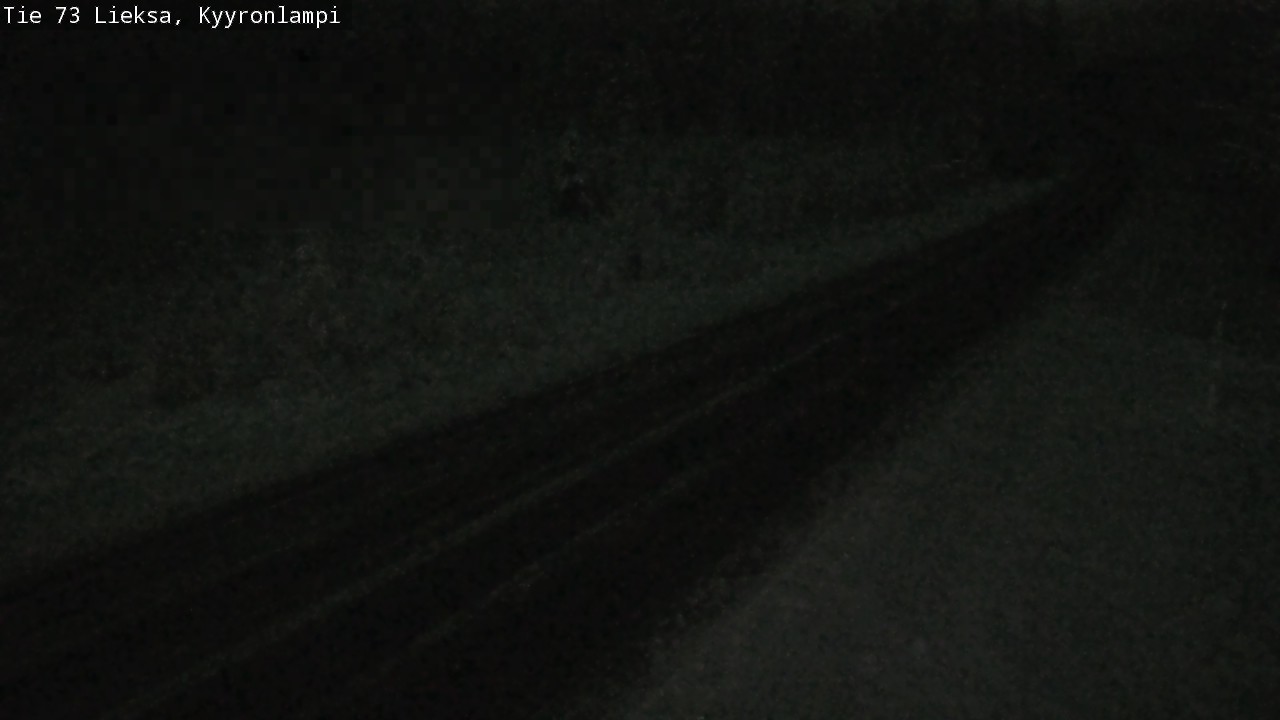 Weather Camera Image Road 73 Lieksa, Kyyrönlampi, Lieksa, Pohjois-Karjala