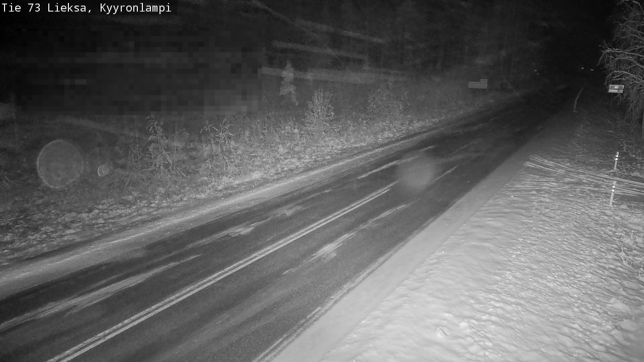 Weather Camera Image Road 73 Lieksa, Kyyrönlampi, Lieksa, Pohjois-Karjala