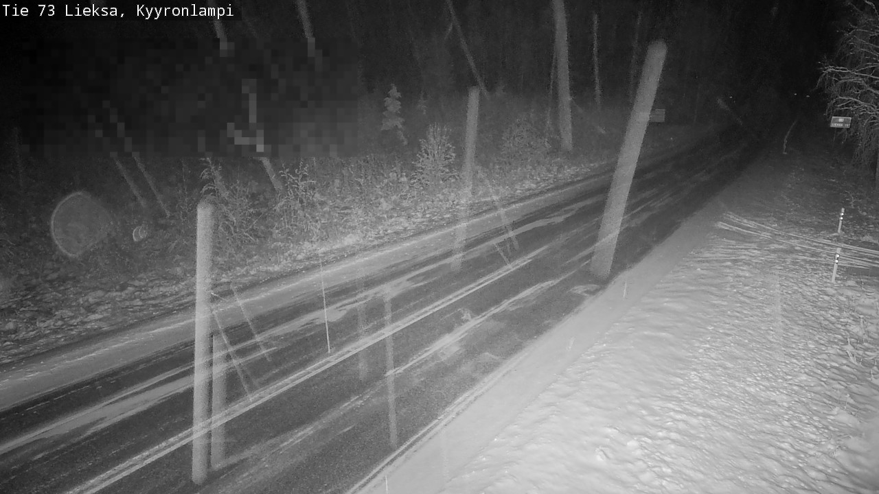Weather Camera Image Road 73 Lieksa, Kyyrönlampi, Lieksa, Pohjois-Karjala