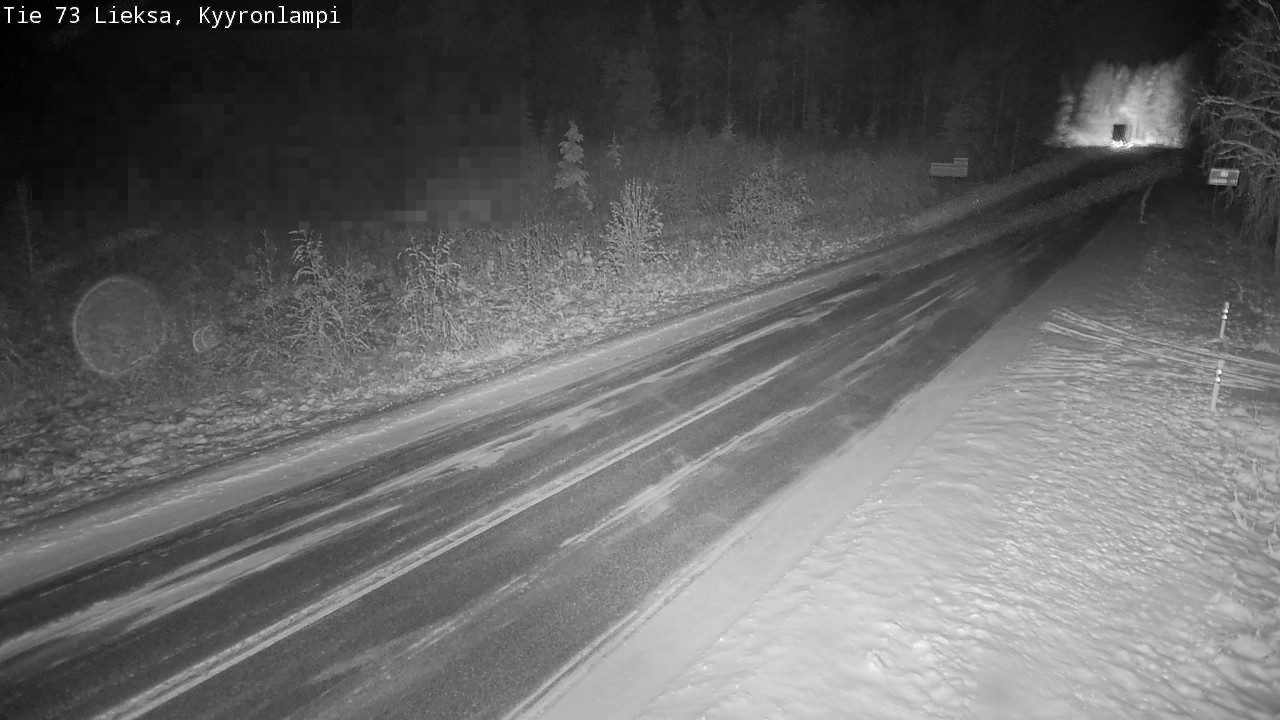 Weather Camera Image Road 73 Lieksa, Kyyrönlampi, Lieksa, Pohjois-Karjala
