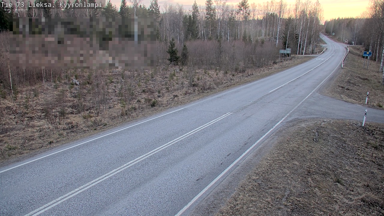 Kelikamerat Kuva Tie 73 Lieksa, Kyyrönlampi, Lieksa, Pohjois-Karjala