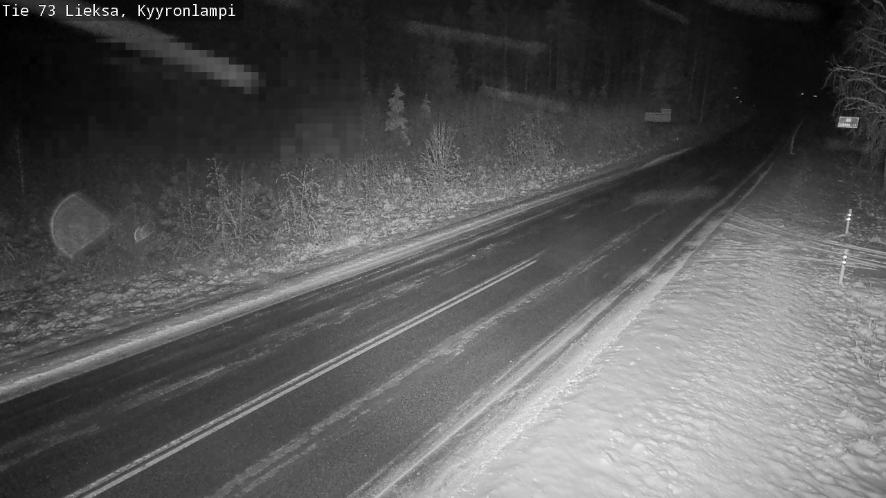 Weather Camera Image Road 73 Lieksa, Kyyrönlampi, Lieksa, Pohjois-Karjala