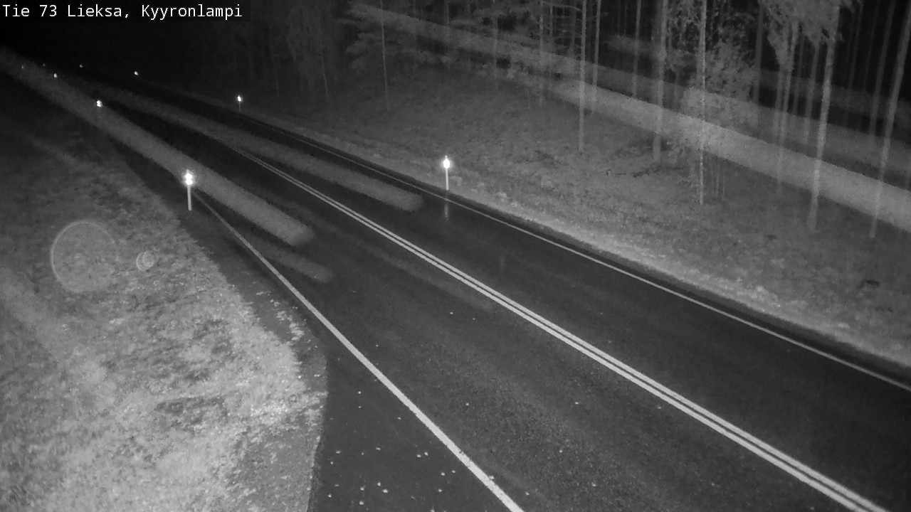 Weather Camera Image Road 73 Lieksa, Kyyrönlampi, Lieksa, Pohjois-Karjala