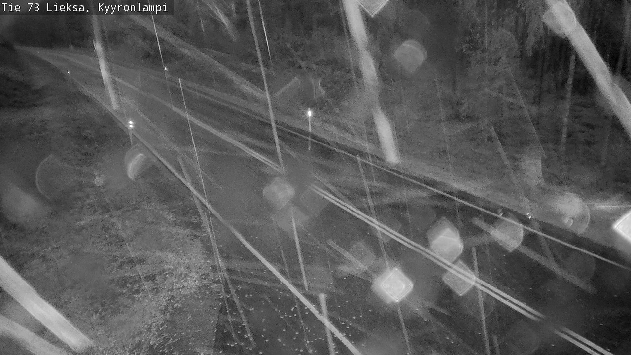 Weather Camera Image Road 73 Lieksa, Kyyrönlampi, Lieksa, Pohjois-Karjala