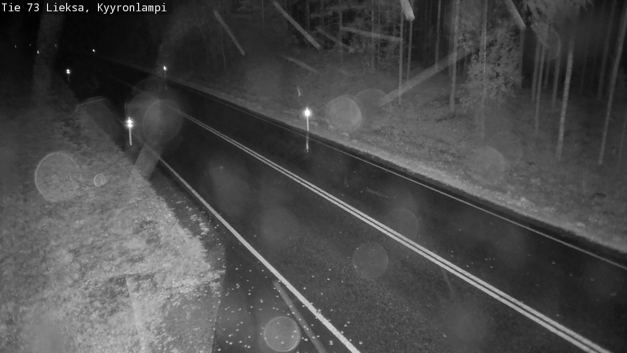 Weather Camera Image Road 73 Lieksa, Kyyrönlampi, Lieksa, Pohjois-Karjala
