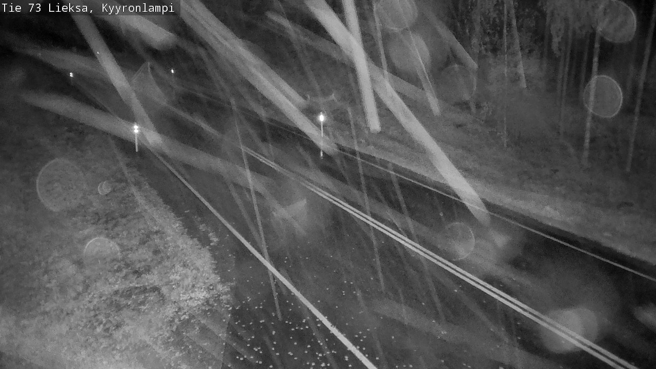 Weather Camera Image Road 73 Lieksa, Kyyrönlampi, Lieksa, Pohjois-Karjala