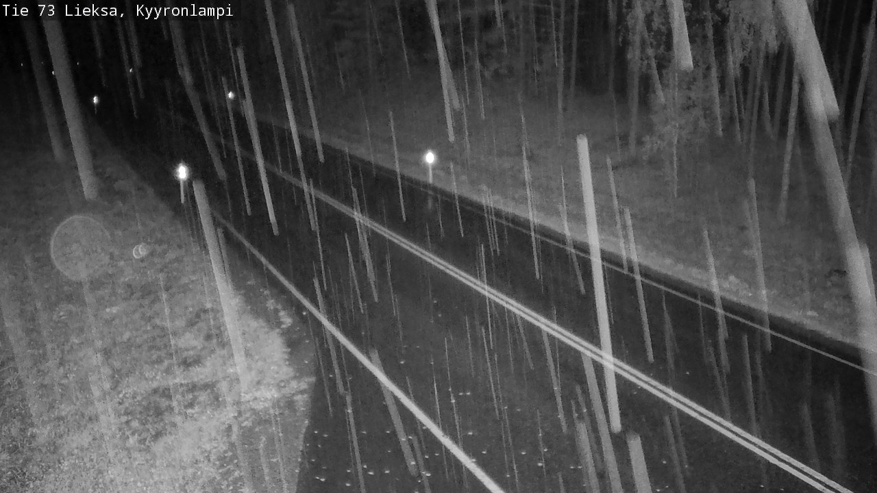 Weather Camera Image Road 73 Lieksa, Kyyrönlampi, Lieksa, Pohjois-Karjala