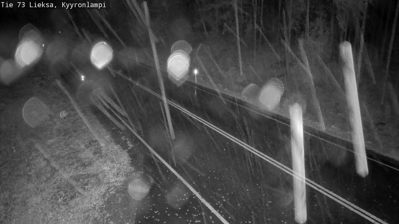 Weather Camera Image Road 73 Lieksa, Kyyrönlampi, Lieksa, Pohjois-Karjala