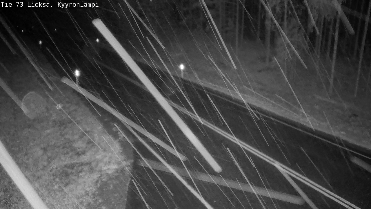 Weather Camera Image Road 73 Lieksa, Kyyrönlampi, Lieksa, Pohjois-Karjala