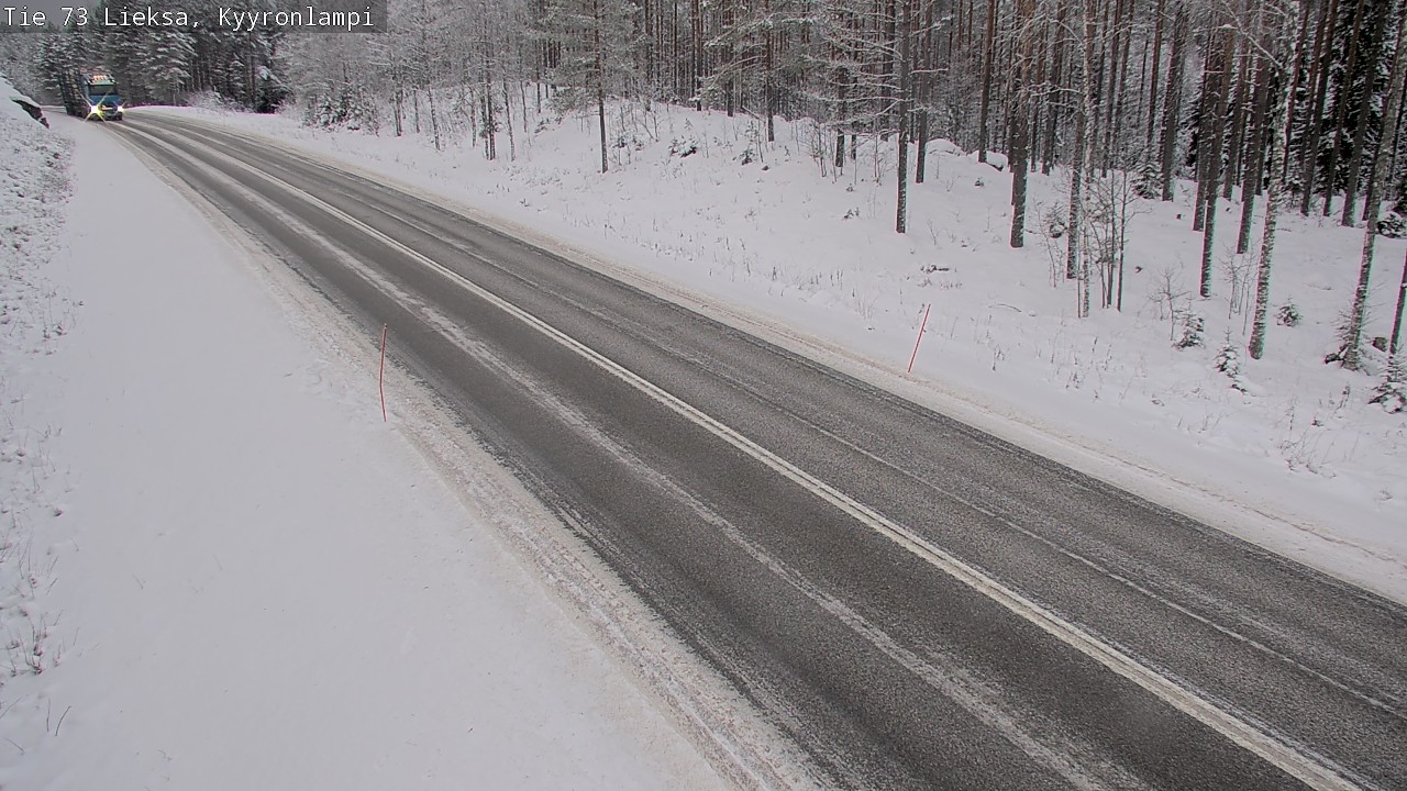 Weather Camera Image Road 73 Lieksa, Kyyrönlampi, Lieksa, Pohjois-Karjala