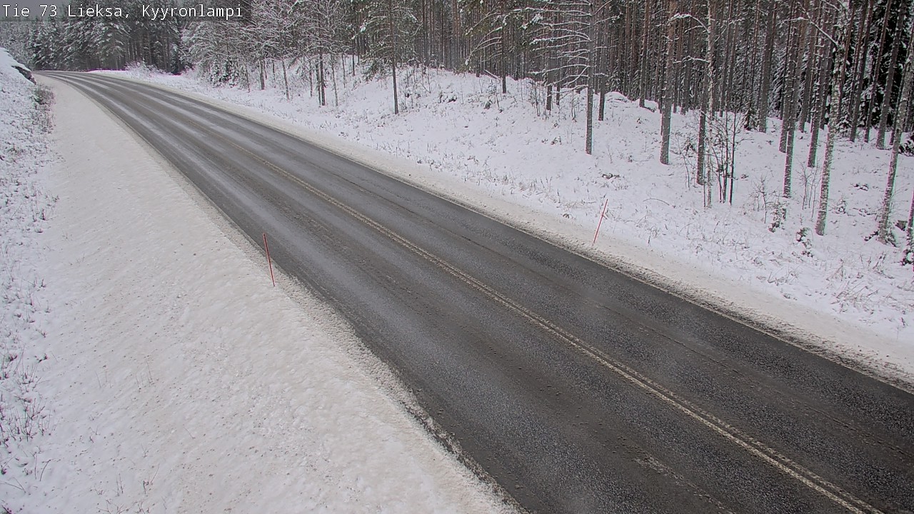 Weather Camera Image Road 73 Lieksa, Kyyrönlampi, Lieksa, Pohjois-Karjala