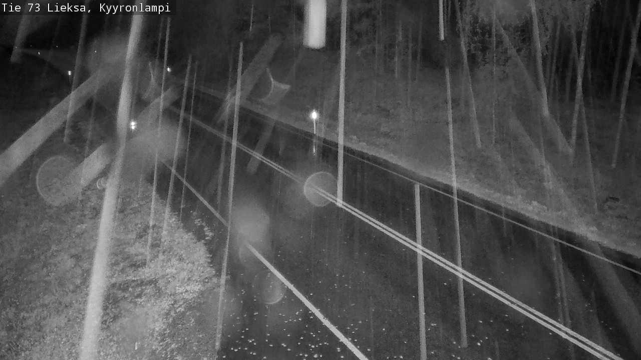 Weather Camera Image Road 73 Lieksa, Kyyrönlampi, Lieksa, Pohjois-Karjala