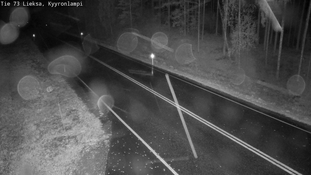 Weather Camera Image Road 73 Lieksa, Kyyrönlampi, Lieksa, Pohjois-Karjala