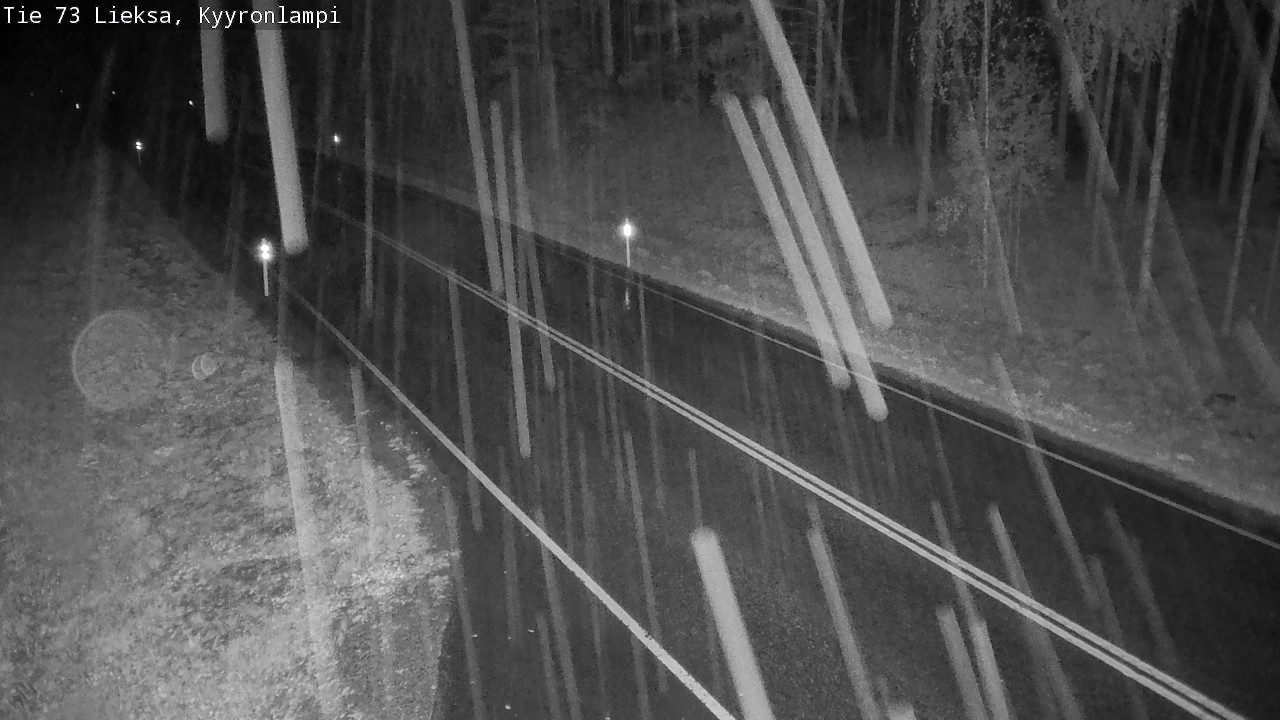 Weather Camera Image Road 73 Lieksa, Kyyrönlampi, Lieksa, Pohjois-Karjala