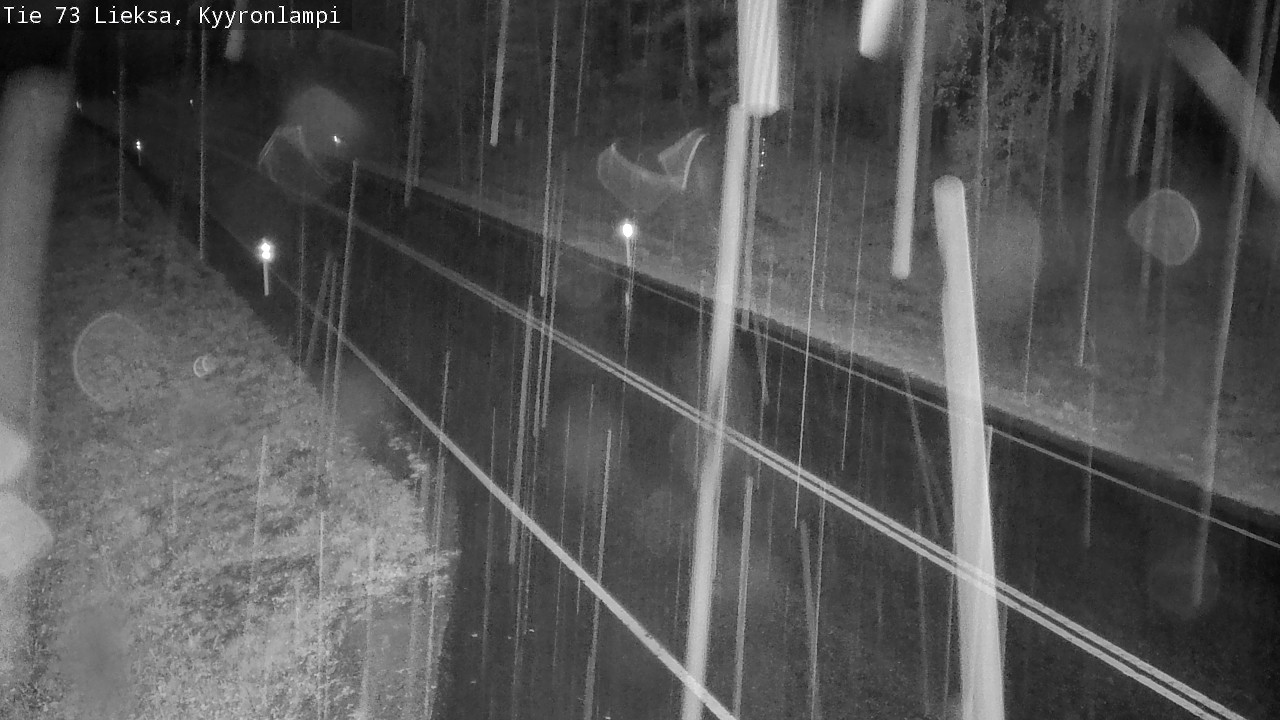 Weather Camera Image Road 73 Lieksa, Kyyrönlampi, Lieksa, Pohjois-Karjala