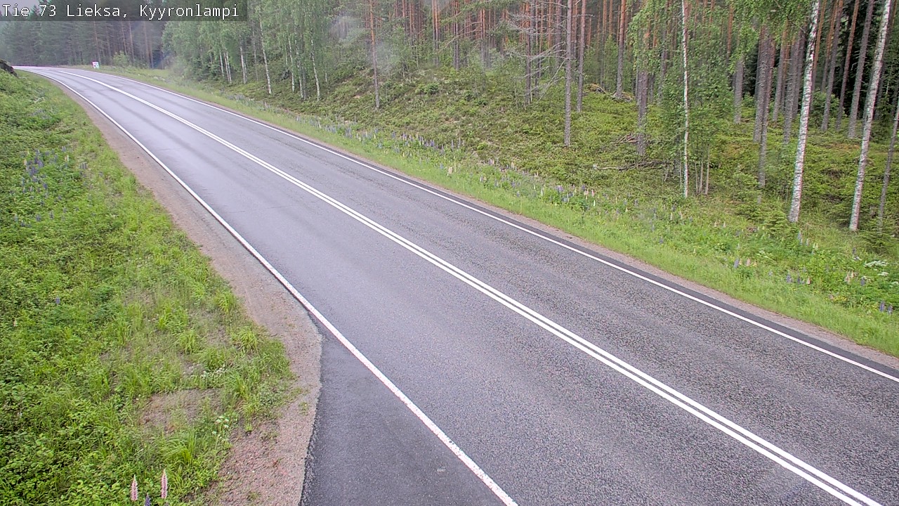 Kelikamerat Kuva Tie 73 Lieksa, Kyyrönlampi, Lieksa, Pohjois-Karjala